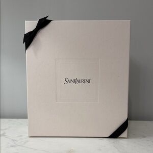 Saint Laurent Ivory Storage/Gift Box